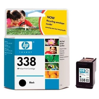 HP Photosm 8150, 8450, OJ-6210, DJ 5740, black, 11ml, No.338 (C8765E) (O)