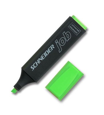 Zvýrazňovač Schneider JOB 150 plochý - zelený