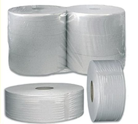 Toaletní papír Jumbo 190mm, 2 - vrstvý, recykl, šíře role 9,5 cm