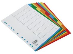 Rozlišovač A4 papírový 10-barevný