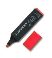 Zvýrazňovač Schneider JOB 150 plochý - červený