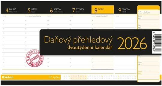 Stoln kalend Daov pehledov, 2026