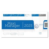 Stoln kalend Maximanager modr, formt 320 x 170 mm, 60 list